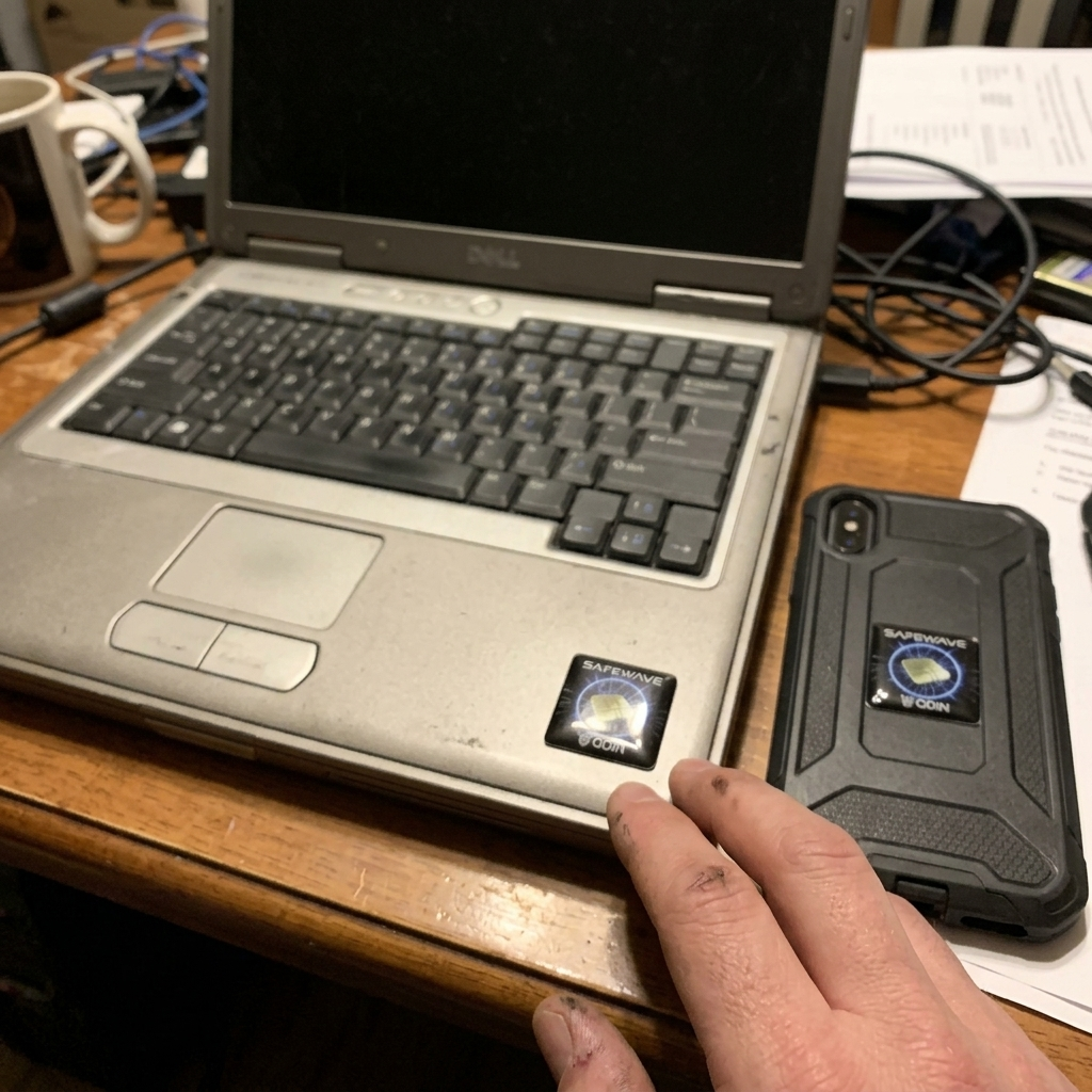 SafeWave on Dell laptop and rugged phone